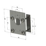 Anschraubplatte für Gelenklager