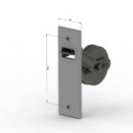 Einlass-Gurtwickler für 23 mm Gurt, Federdose 75 mm