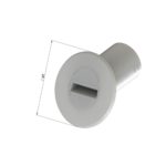 Raststück mit Bürste zu Gurtführung