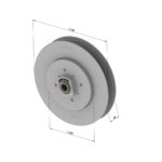 Gurtzuggetriebe Untersetzung 180/2:1