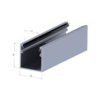 Führungsschiene 28 x 28 mm für 14er Profile