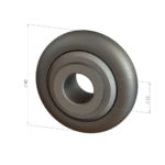 Kugellager mit Kunststoffinnenring