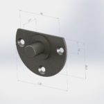 Mini-Aufschraublager; Druckguß