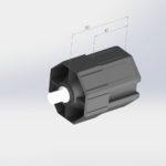 Walzenkapsel kurz, mit Stahl-Achsstift für SW 60