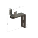 Fertigkastenlager mit 85 mm Ausladung - schwere Ausführung