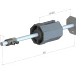 Wellenbolzen für SW 60, verstellbar
