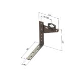 Doppelhalterung mit 2 Kugellagerschalen