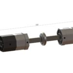 Doppelwellenbolzen, verstellbar, mit Kugellager