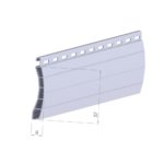 Rolladen Rollladenpanzer PVC Kunststoff Mini-Profil 37 mm Wunschmaß