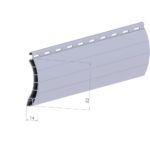 Rolladen Rollladenpanzer PVC Kunststoff Maxi-Profil 52 mm Wunschmaß